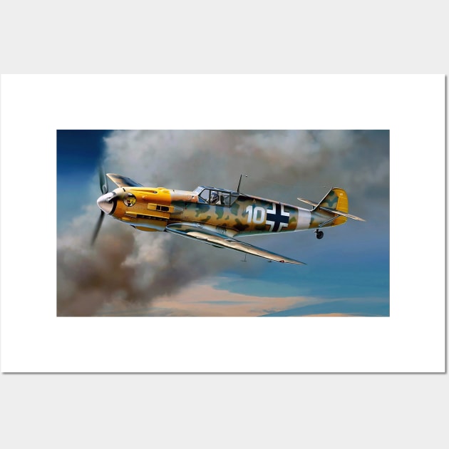 Messerschmitt Bf109 Wall Art by Aircraft.Lover